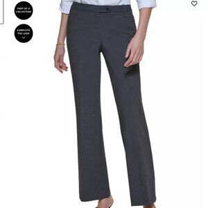 Calvin Klein Women's Modern Fit Dress Pants Charcoal EUC